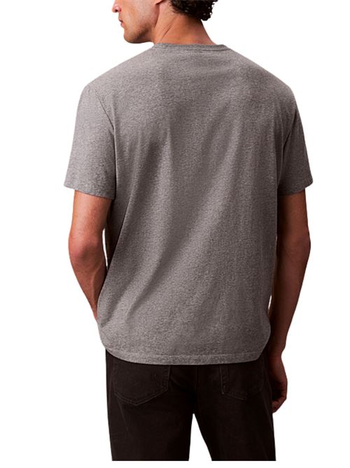 T-shirt con logo centrale Calvin Klein Jeans | LV04RB862GP7E